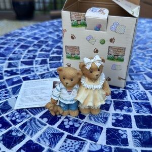 Vintage Cherished Teddies 1996 Bernard &  Bernice Reg #CT 972